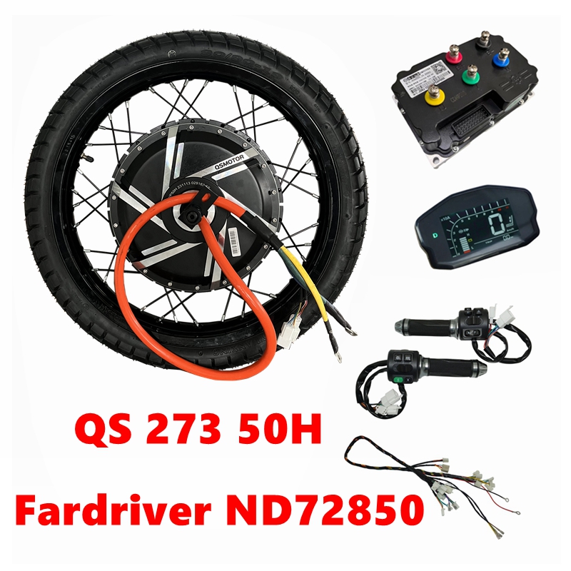 12000W Electric Motorcycle Hub Motor - NBpower/QS273 50H 72v 12000W Kit Ebike