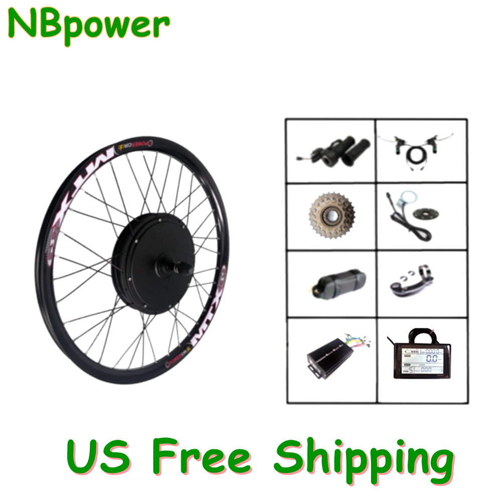 Dual Motor Ebike Kit 2000W - US StockNBpower 70 km/h 72v 2000W