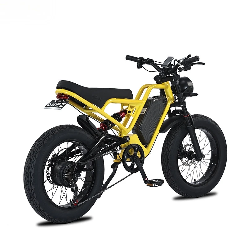 48V 1500W Rear Hub Motor With Battery - Bicicletta elettrica SXLL con batteria al