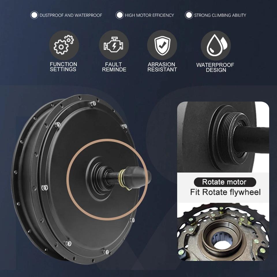 Nuovo Kit di Conversione Ebike - 5000W Hub Motor Kit 72V recensione e prezzo