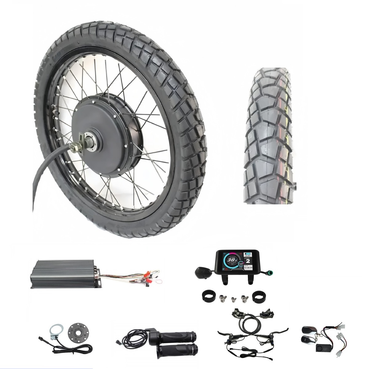 Kit di conversione ruota poste - 72V 8000W Brushless Hub Motor recensione e prezzo