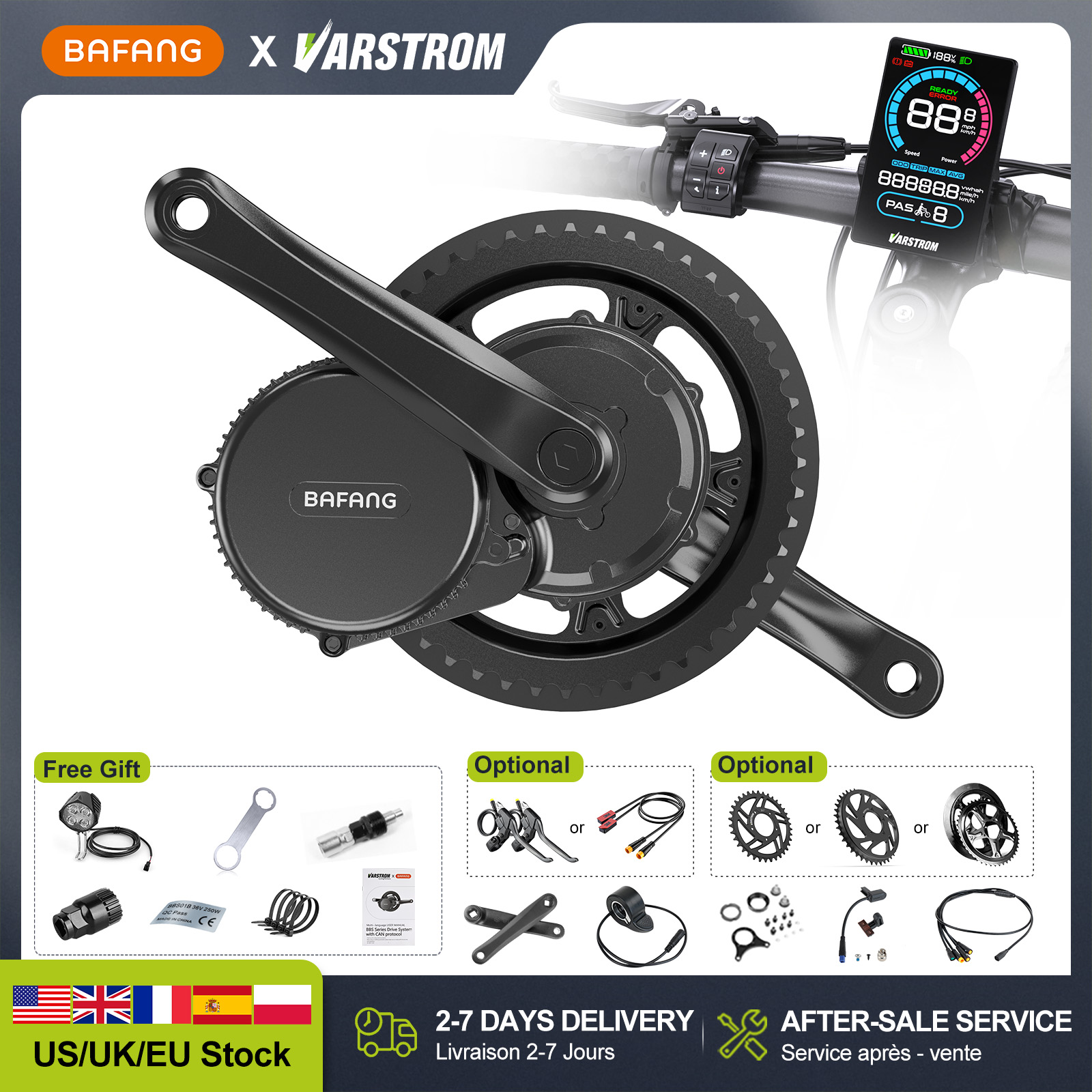 [Disponibilità USA] Motore Cen - Side Hung Mid Drive Motor Kit recensione e prezzo
