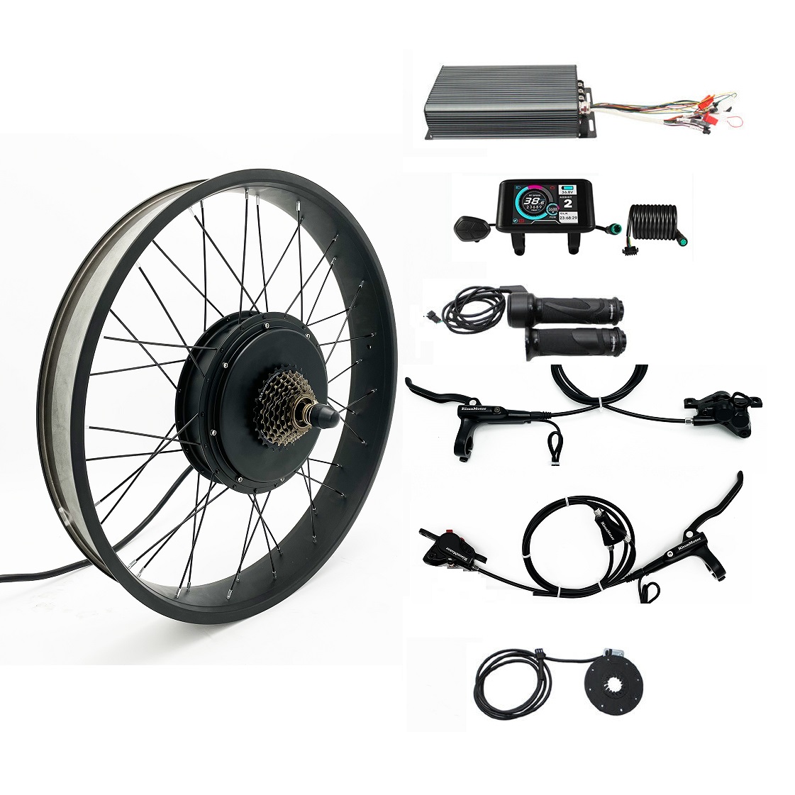 Kit di conversione ruota grass - 5000W Hub Motor Kit 72V recensione e prezzo