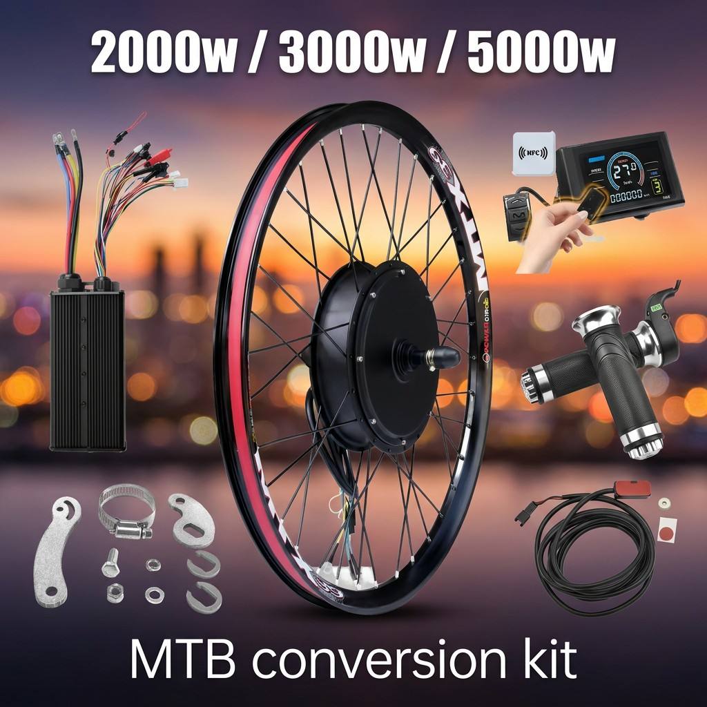 Kit Ebike 72V 5000W con Displa - 5000W Hub Motor Kit 72V recensione e prezzo