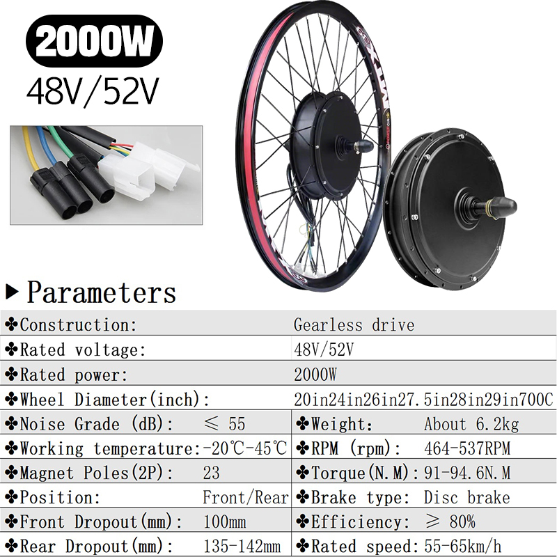 Kit Ebike 72V 5000W con Displa - 5000W Hub Motor Kit 72V recensione e prezzo