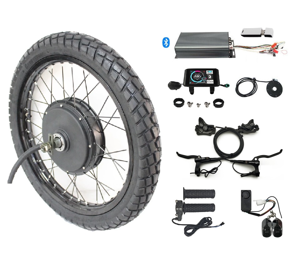 48V-72V 100A 5000W Cerchione d - 5000W Hub Motor Kit 72V recensione e prezzo